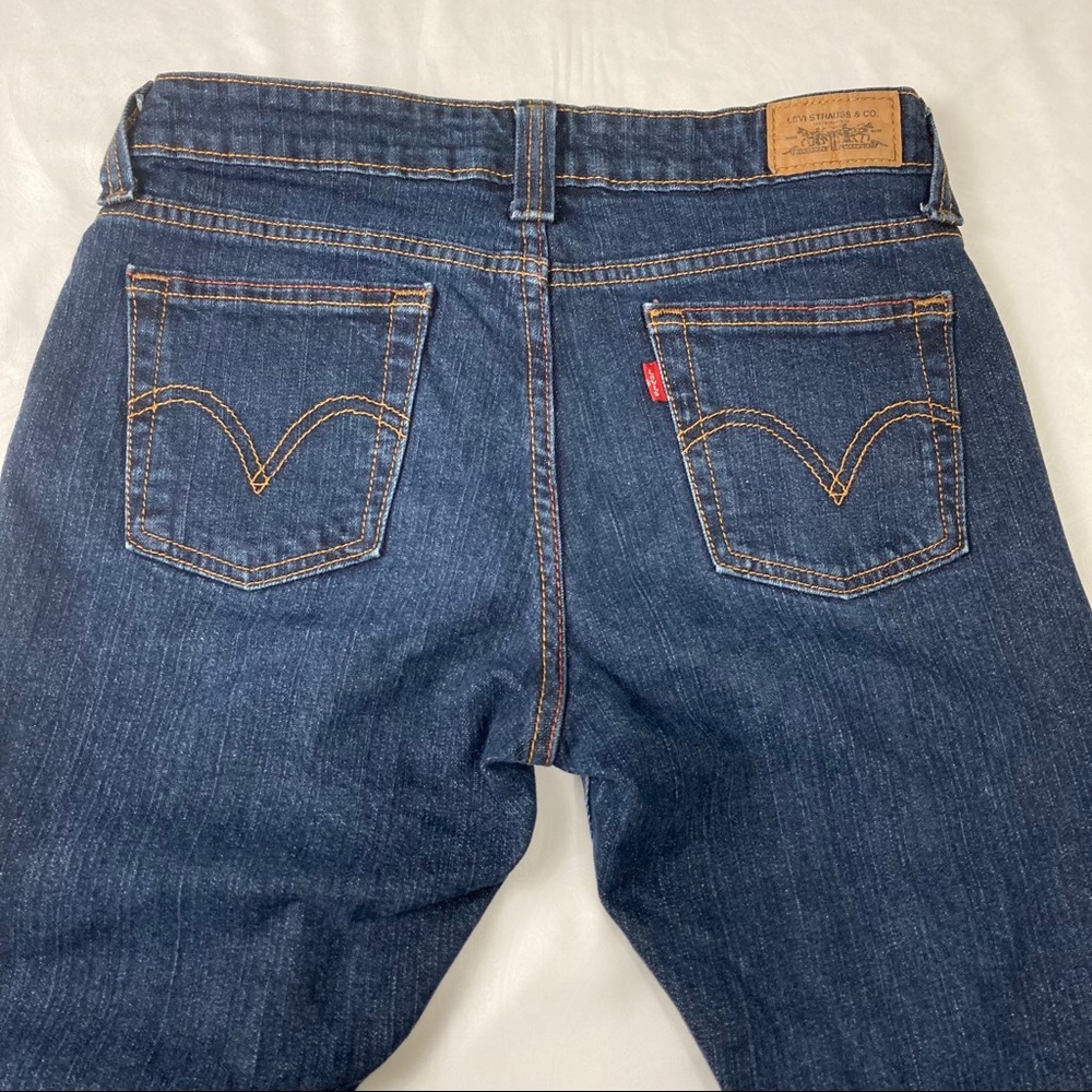Levi’s 545 Blue Denim “Low & Skinny” Sz 6 - Picture 3 of 10